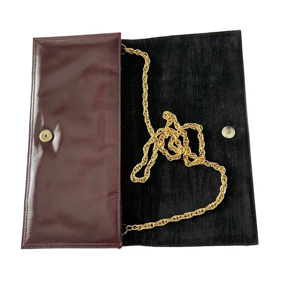 Vintage Antonio Scepi Italian Leather Clutch Shoulder Bag Brown - Picture 4 of 9